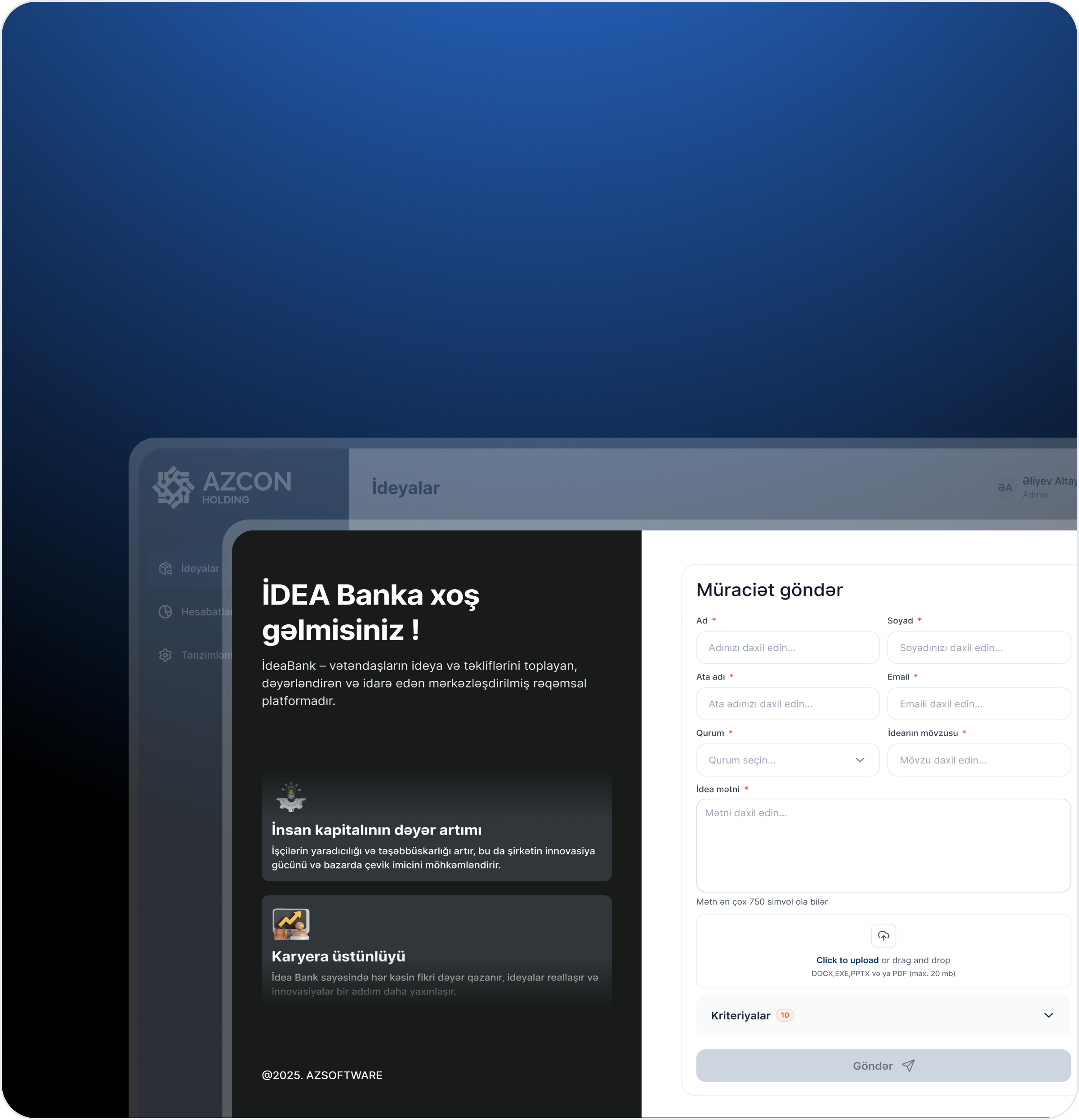 AZCON – İdea Bank